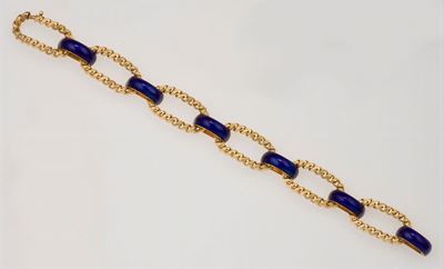 Bracciale con Smalto Blu