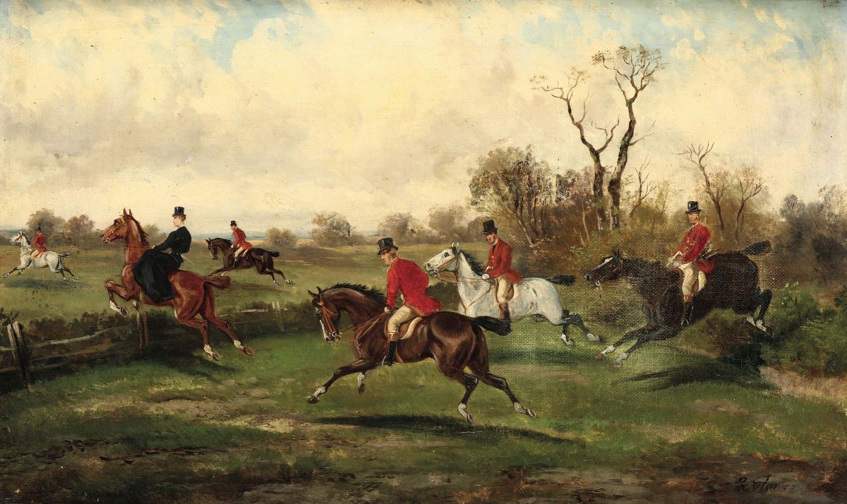Robert Stone (1820 - 1870)hunting Scenes