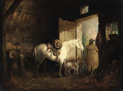 George Morland (1763-1804)after The Storm
