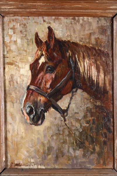 Raymond Louis Lecourt (1882 - 1946)testa di Cavallo