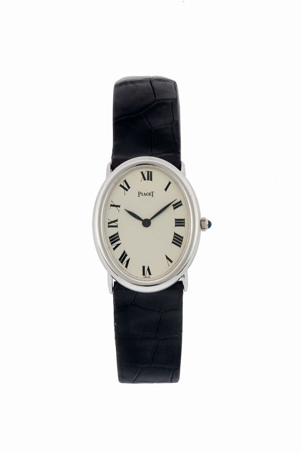 Piaget, Ref. 9862, orologio da polso, in oro bianco 18K con fibbia originale in oro. Realizzato nel 1990 circa