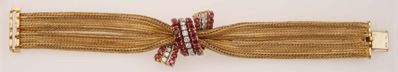 Bracciale con Rubini e Diamanti