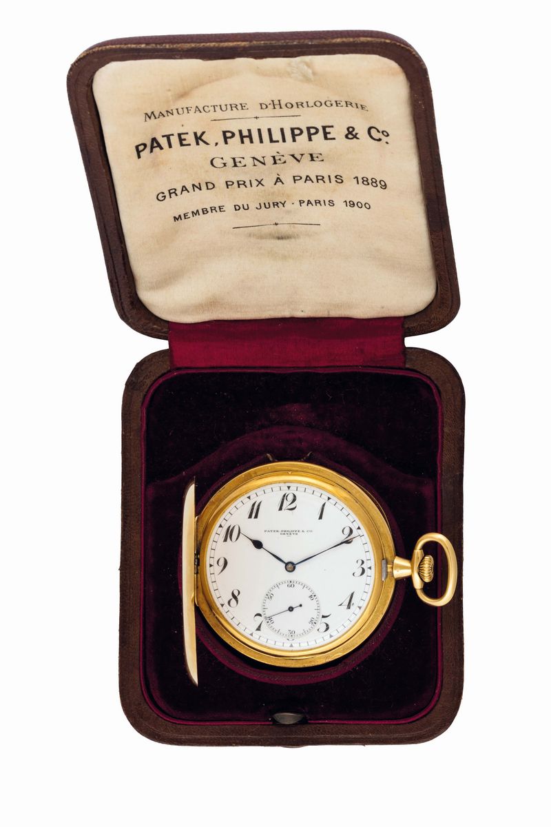 Patek Philippe, Geneve, Movimento No. 184793, Cassa No. 281976. Raro, Orologio da Tasca, Doppia C...