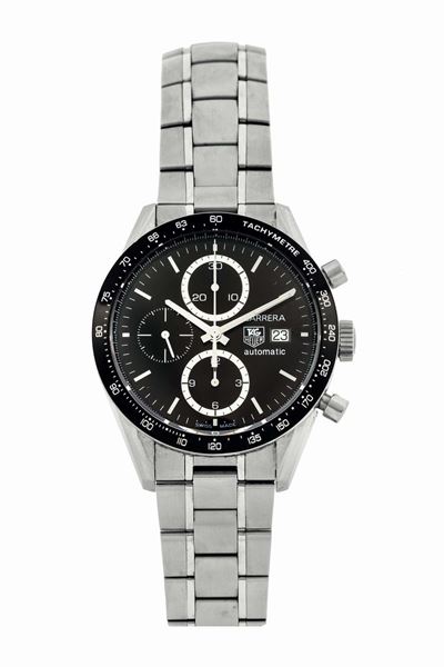 Tag Heuer, Carrera, Automatic, Ref. Cv2010. Orologio da Polso, in Acciaio, Automatico, Cronografo...