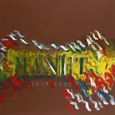Tano Festa (1938-1988)manet, 1981