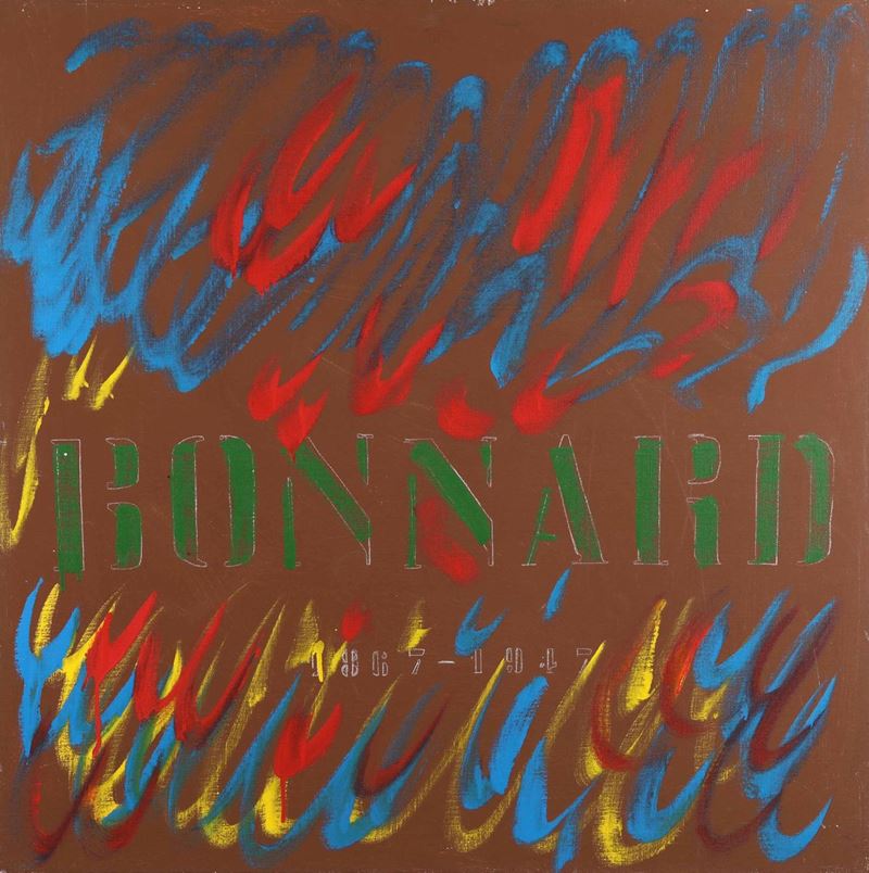 Tano Festa (1938-1988)bonnard, 1981