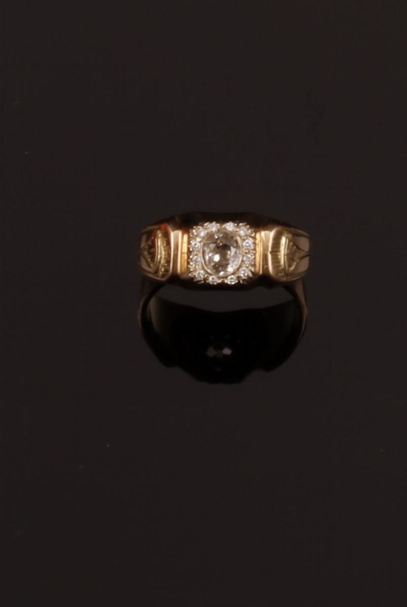 Rose-cut diamond ring  - Auction Fine Coral Jewels - Cambi Casa d'Aste