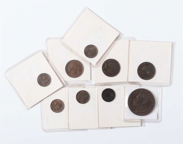 Lotto di medaglie e monete