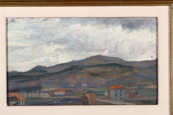 C.Gallo Paesaggio con case