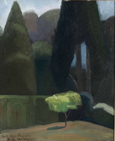 Antonio Giuseppe Santagata (1888-1985)giardino