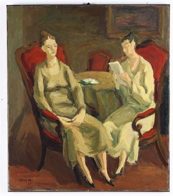 Libero Verzetti (Torino 1906 - Genova 1989) La lettera