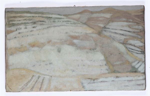 Nicolò Chianese (1898-1971) Colline (luglio), 1962