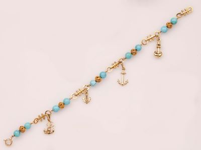 Bracciale con Turchesi e Charms