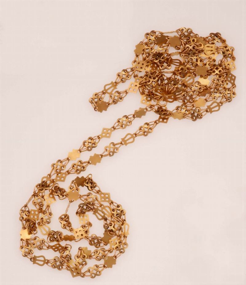 Gold chain  - Auction Fine Jewels - Cambi Casa d'Aste