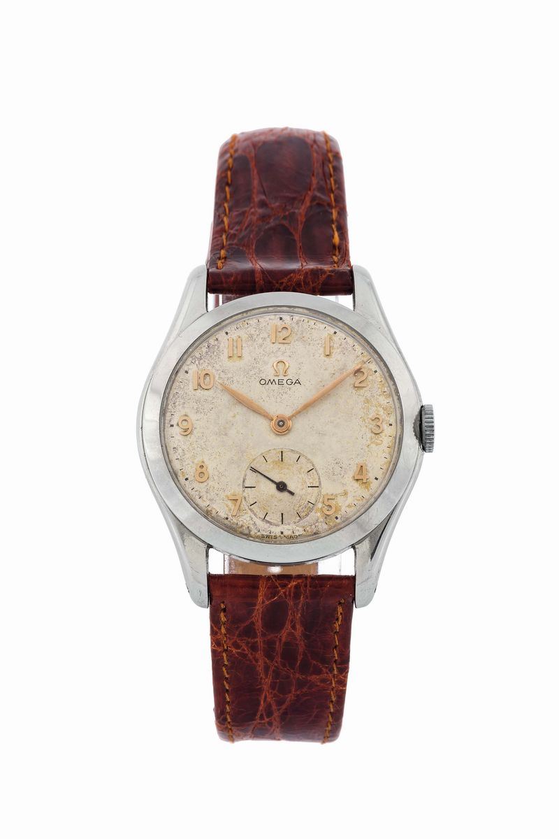 OMEGA, movement No. 13271014, Ref. 2503-17, stainless steel wristwatch. Made circa 1952  - Auction Watches and Pocket Watches - Cambi Casa d'Aste