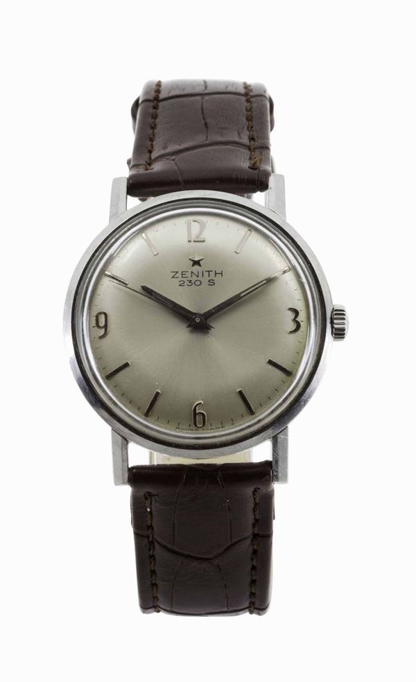 ZENITH, 230 S, orologio da polso, in acciaio. Realizzato nel 1950 circa