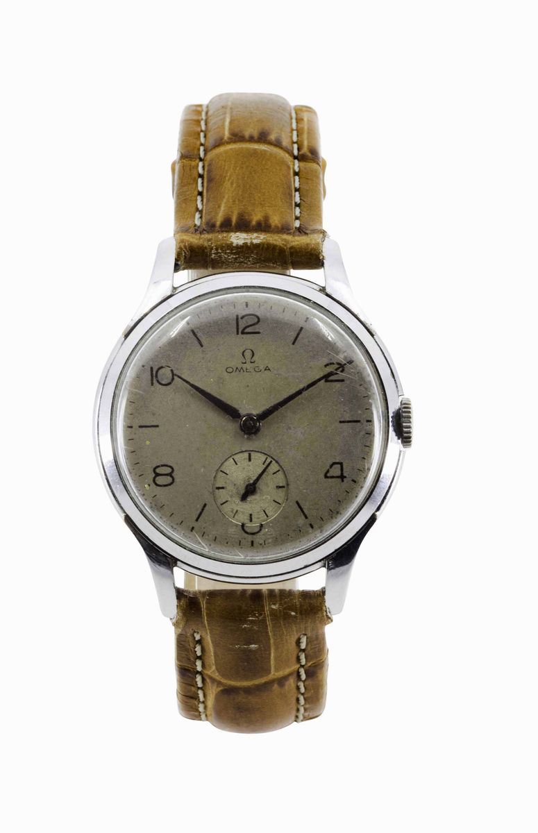 OMEGA, orologio da polso, in acciaio. Realizzato nel 1940 circa  - Asta Vintage, Gioielli e Orologi - Cambi Casa d'Aste