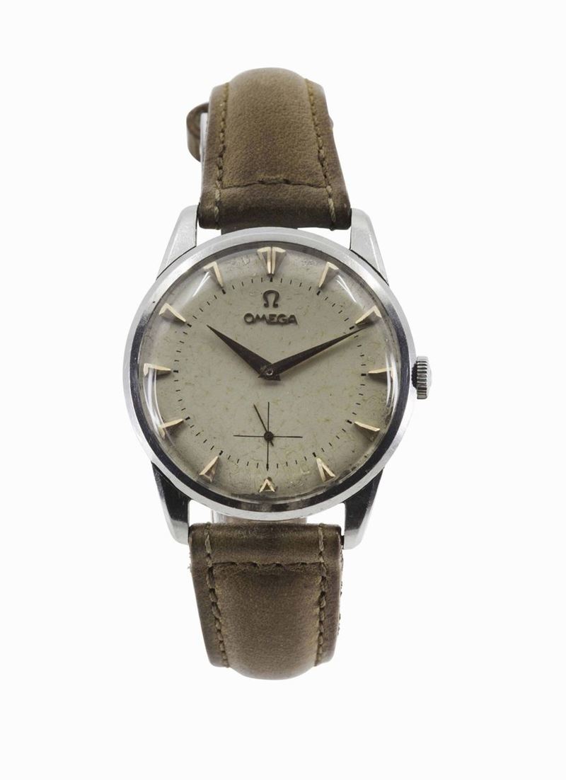 OMEGA, orologio da polso, in acciaio. Realizzato nel 1950 circa  - Asta Vintage, Gioielli e Orologi - Cambi Casa d'Aste