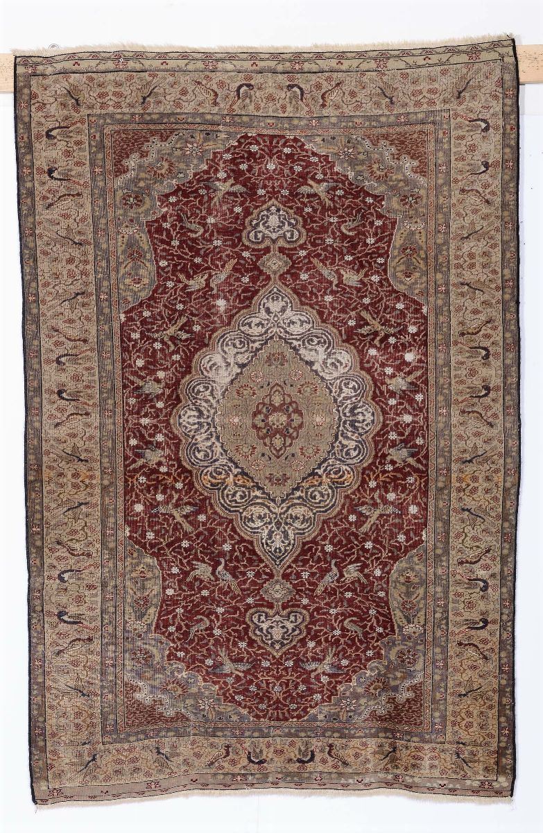 Tappeto anatolico Panderma XX secolo  - Asta Antiquariato - Cambi Casa d'Aste