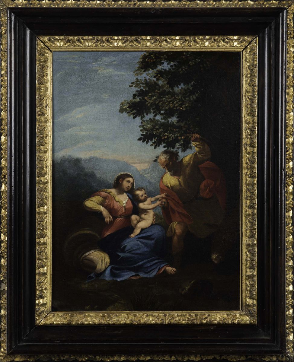 Flaminio Allegrini (1587 - 1663)riposo Durante la Fuga in Egitto