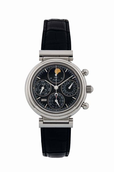 Iwc, International Watch Co., Schaffhausen, da Vinci, Ref. 3750. Orologio da Polso, in Acciaio, I...