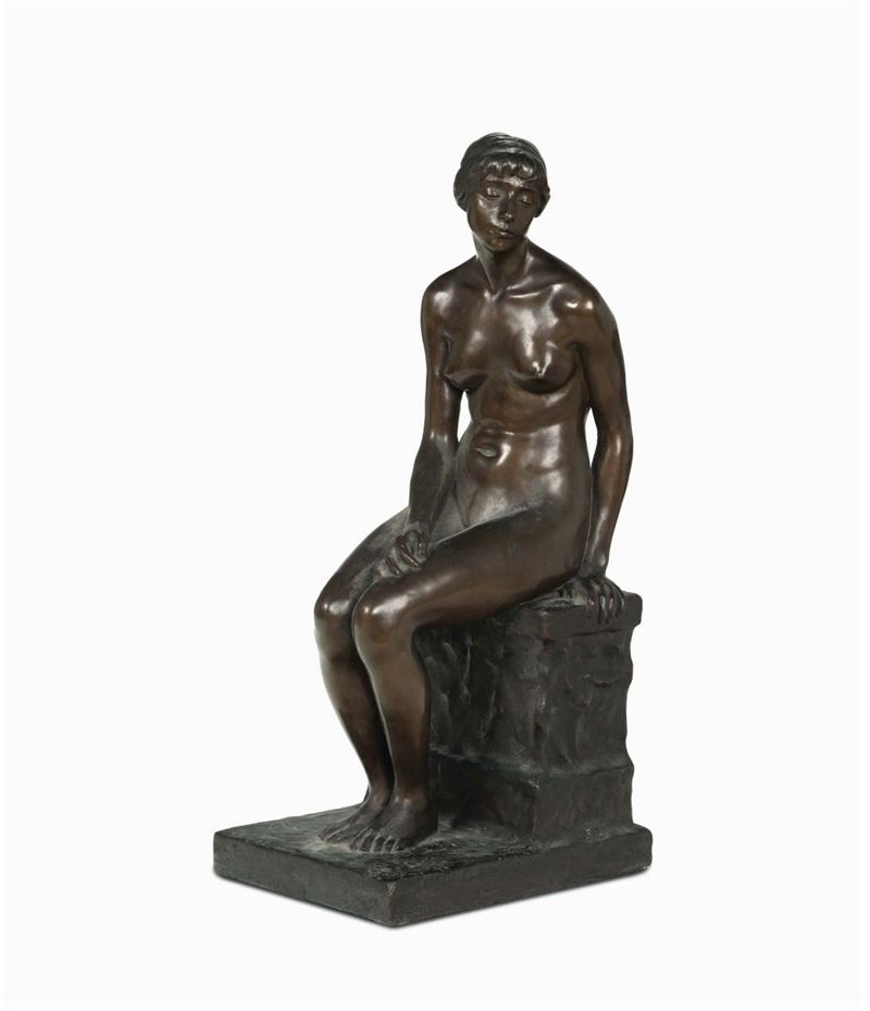 Bernardo Balestrieri (1884-1965) Figura femminile  - Asta Antiquariato - Cambi Casa d'Aste