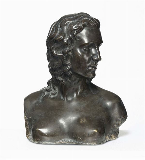 Busto femminile in bronzo, K. Todoroff, Roma 1928