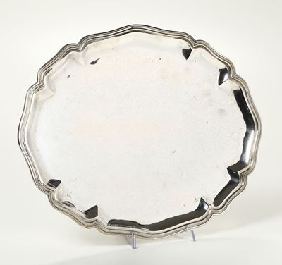 Vassoio Ovale in Argento, Italia XX Secolo