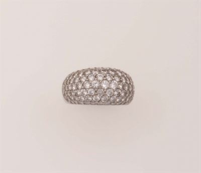 Tiffany & Co. Anello con Pavé di Diamanti