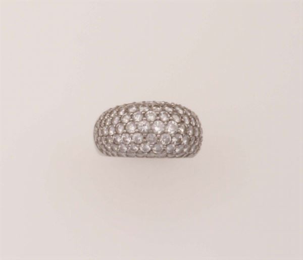 Tiffany & Co. Anello con pavé di diamanti