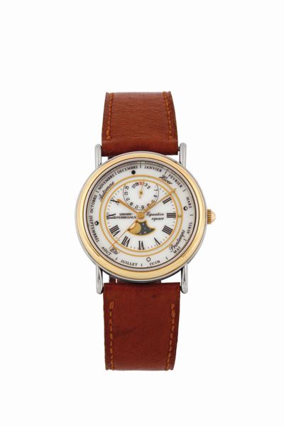 Girard Perregaux, Equation Espace, Ref. 4830 Ao. Orologio da Polso, in Acciaio e Oro, al Quarzo c...