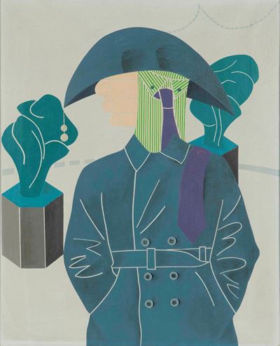 Emilio Tadini (1927-2002)vita di Voltaire. Personaggio, 1967