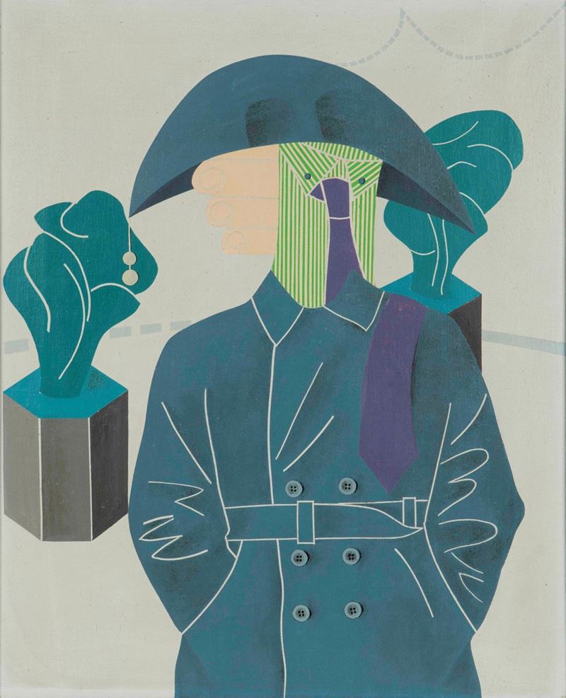 Emilio Tadini (1927-2002)vita di Voltaire. Personaggio, 1967
