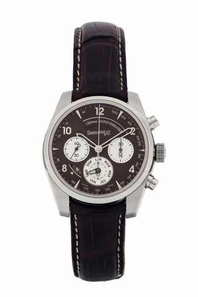 Eberhard, Chronographe 120 Anniversary, No.0999, Ref. 31120. Orologio da Polso, Cronografo, in Ac...