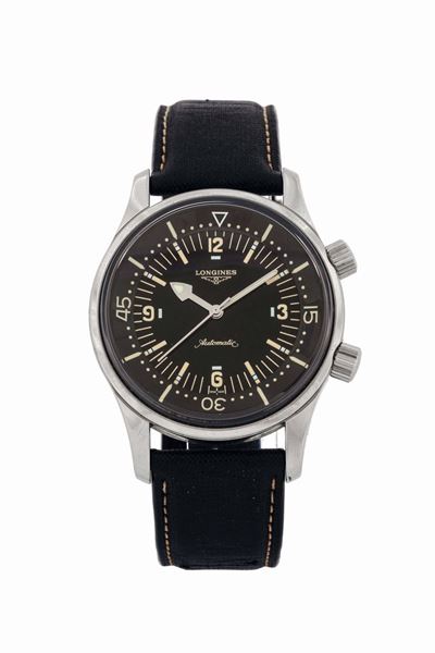 Longines, Legend Diver, Ref. L3.674.4. Orologio da Polso, in Acciaio, Automatico, Impermeabile co...