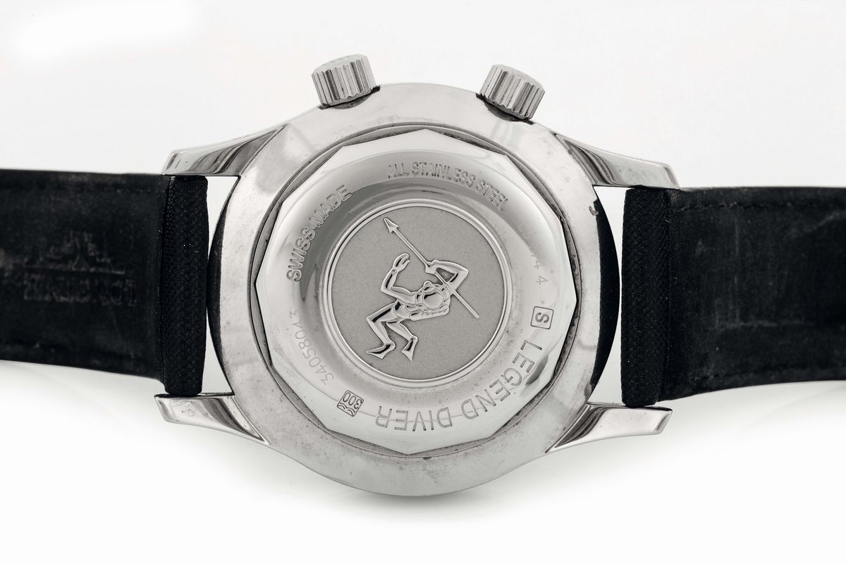 Longines, Legend Diver, Ref. L3.674.4. Orologio da Polso, in Acciaio, Automatico, Impermeabile co...