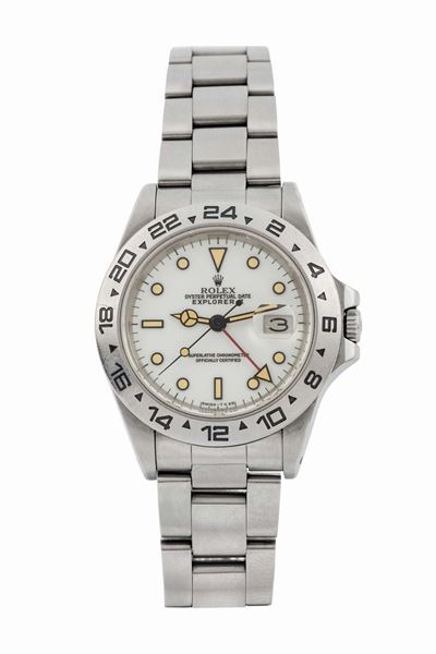 Rolex, Oyster Perpetual Date, Explorer II, Superlative Chronometer, Officially Certified, Quadran...