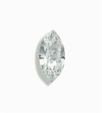 Solitaire Taglio Marquise di Ct 2,11, Colore F, Caratteristiche Interne Vs1