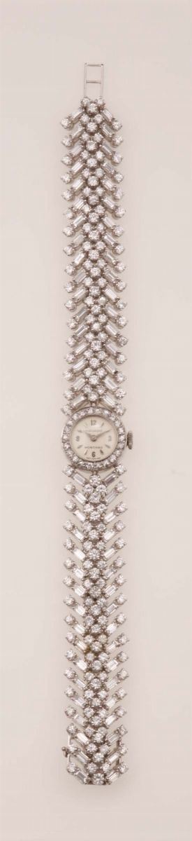 A lady's gold and diamond watch. Movado  - Auction Fine Jewels - Cambi Casa d'Aste