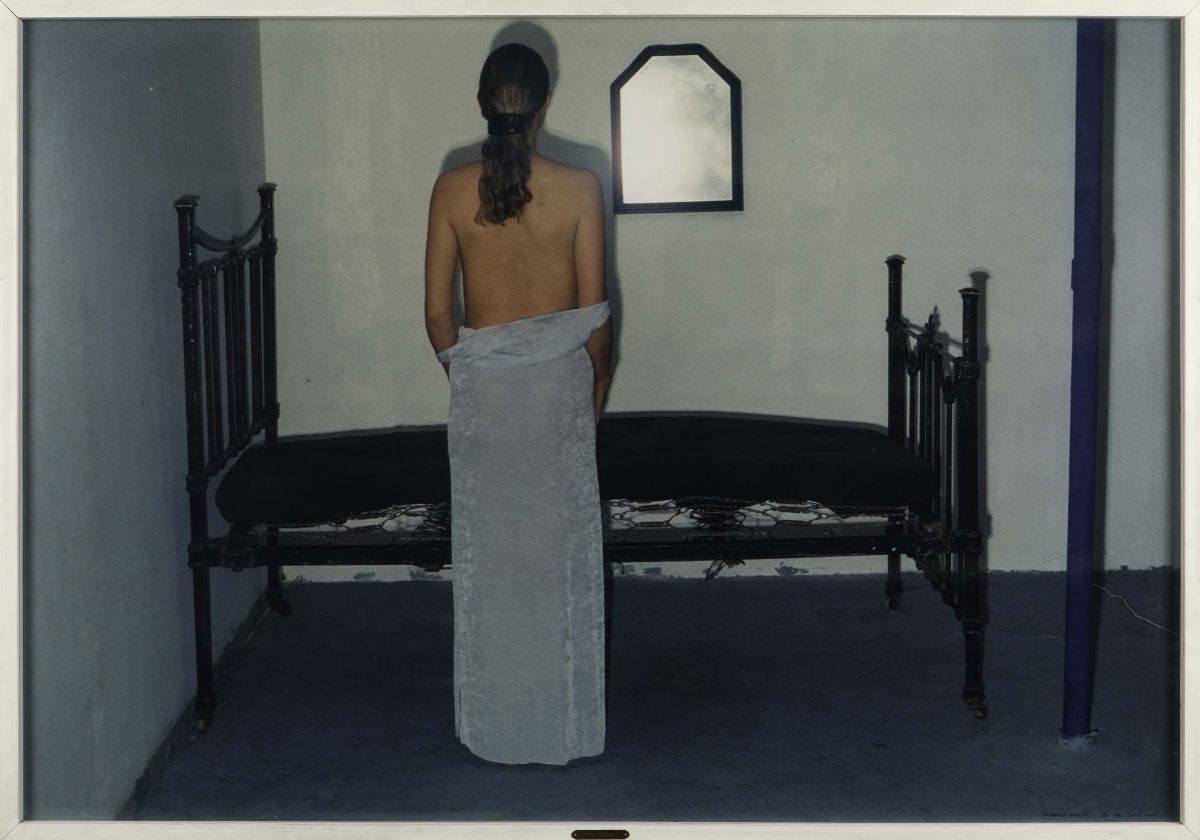 Simcha Shirman (1947)donna Davanti uno Specchio e un Letto, 1996