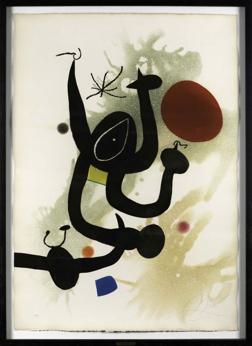 Joan Mirò (1893-1983)serpentine, 1979