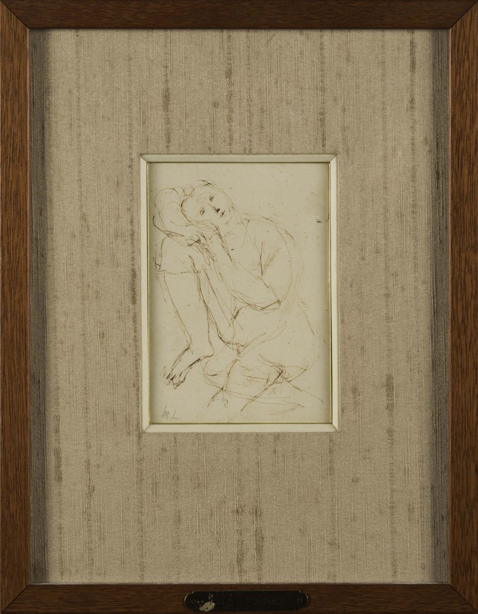 Mikhail Larionov (1881-1964)femme Assise
