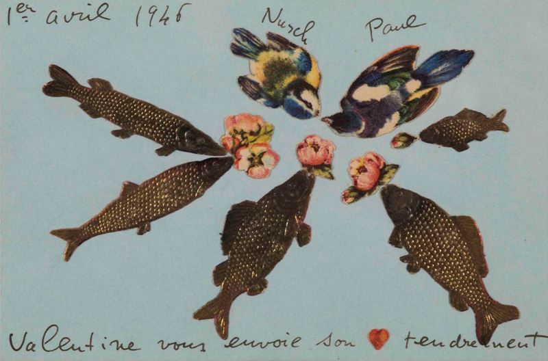 Hugo Valentine (1887-1968)collage, 1946