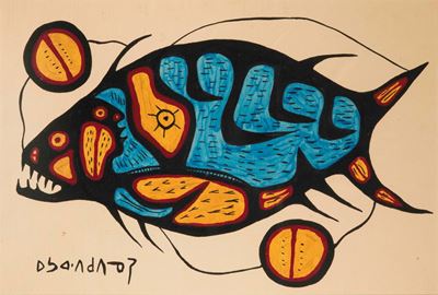 Norval H. Morrisseau (1931-2007)senza Titolo