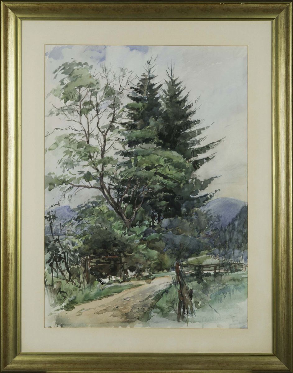 Manfredo D'urbino (1955)alberi in Valsassina