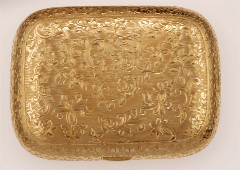 Gold powder compact  - Auction Fine Jewels - Cambi Casa d'Aste