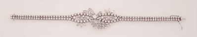 Bracciale con Diamanti Taglio Brillante e Navette
