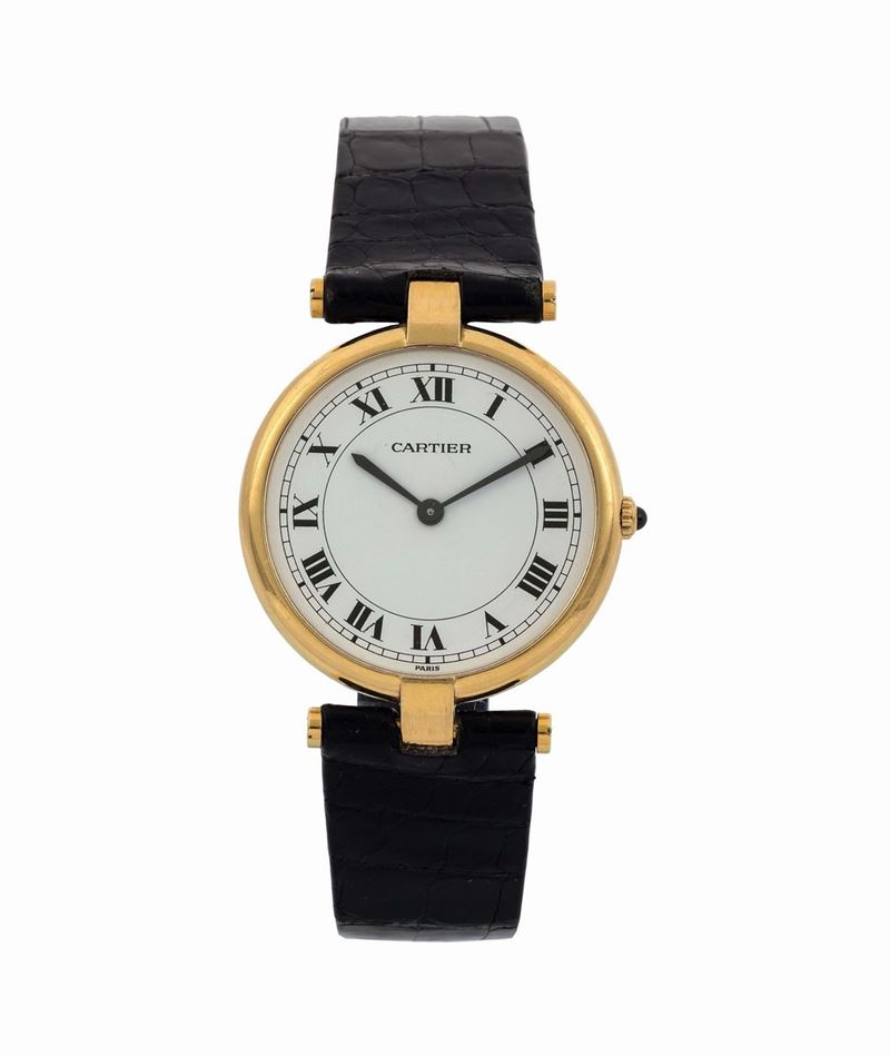 CARTIER. A fine quartz 18K yellow gold lady's wristwatch with original buckle. Made circa 1990  - Auction Watches and Pocket Watches - Cambi Casa d'Aste