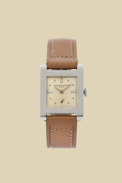 Vacheron&constantin, Genève, Cassa No. 321424 , Ref. 4108. Raro, Orologio da Polso, in Platino, d...