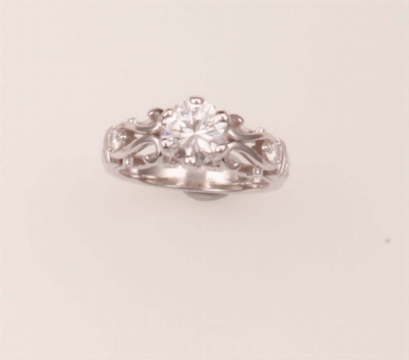 Brilliant-cut diamond weighing 1.51 carats  - Auction Fine Jewels - Cambi Casa d'Aste